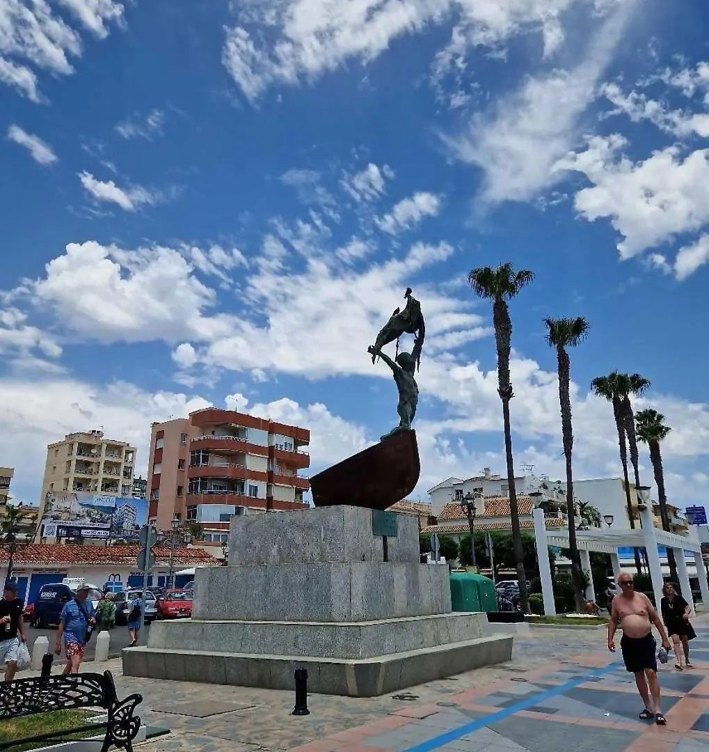 公寓 Apartamento Lidia Planta 1, La Carihuela 1ª Linea Playa, Vistas Mar, 1 Dormitorio, 52 M2, 1-3 Huesped, Amplio Balcon, Wifi 托雷莫利诺斯